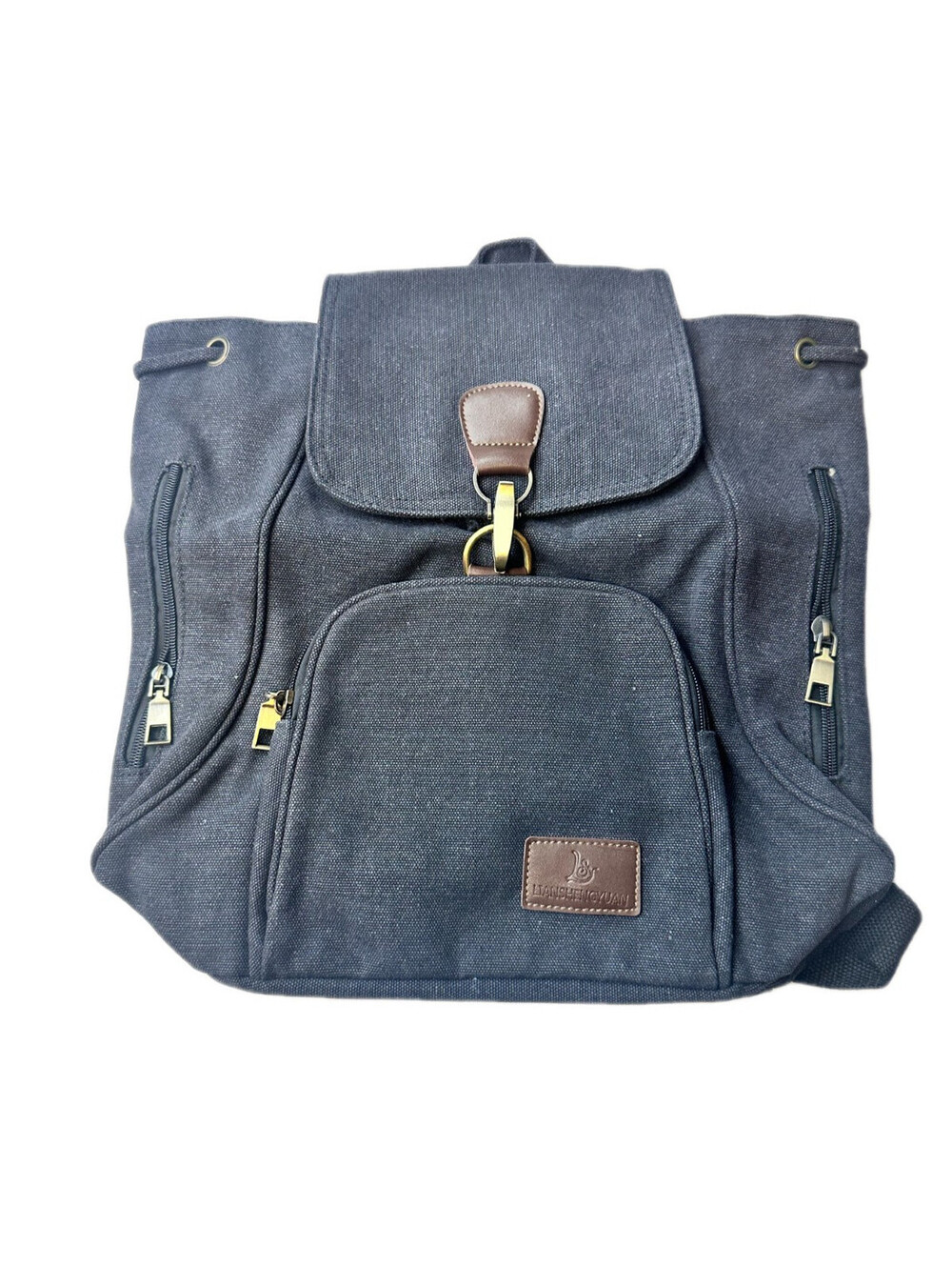 Blue Canvas Backpack